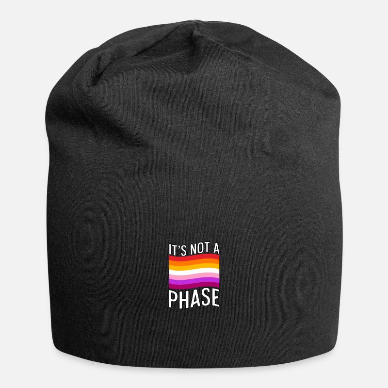 It's Not A Phase Pride Lesbisch LGBT - Jersey-Beanie - Schwarz