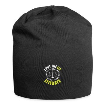 J’ai mis la lumière dans le plaidoyer pour les étudiants en droit - Bonnet en jersey - noir - Devant