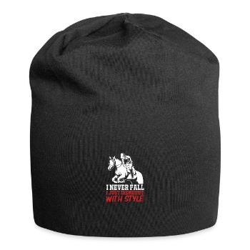 Show Jumping Show Jumping - Jersey Beanie - black - Front