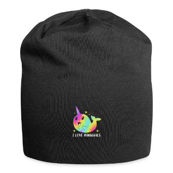 Narwhal - Jersey Beanie - black - Front
