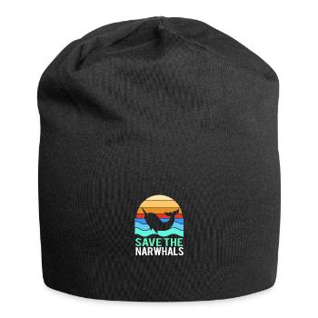 Narwhal - Jersey Beanie - black - Front