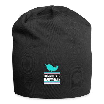 Narwhal - Jersey Beanie - black - Front