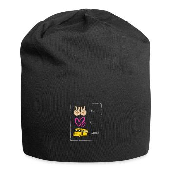 Schulbusfahrer Schulbus - Jersey-Beanie - Schwarz - Vorne