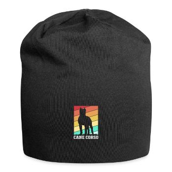 Cane corso - Bonnet en jersey - noir - Devant