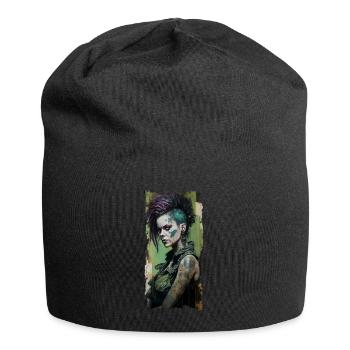 Tatouage Punk Rock Fille Punkrock - Bonnet en jersey - noir - Devant