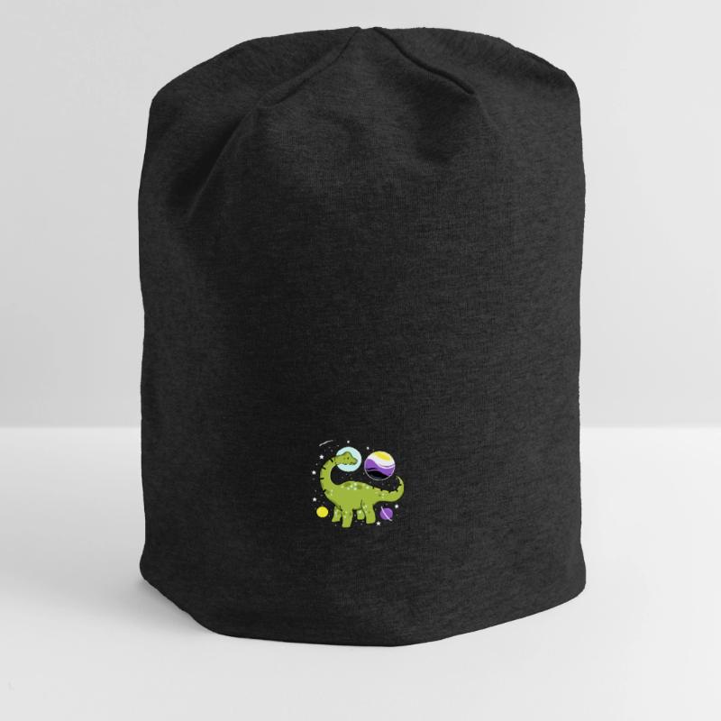 Brachiosaurus Nonbinary Pride Espace Nonbinary P Bonnet en jersey