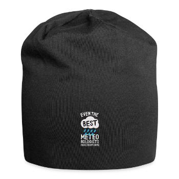 Meteorology pun for meteorologist - Jersey Beanie - black - Front