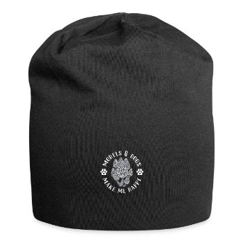 Pilze sammeln Pilzsammler - Jersey-Beanie - Schwarz - Vorne