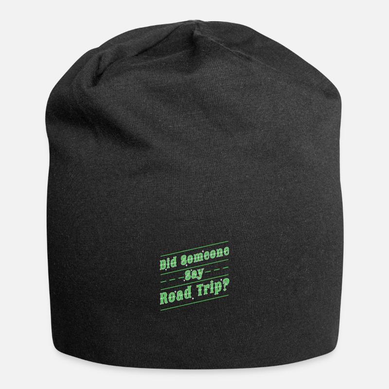 Road Trip - Jersey-Beanie - Schwarz