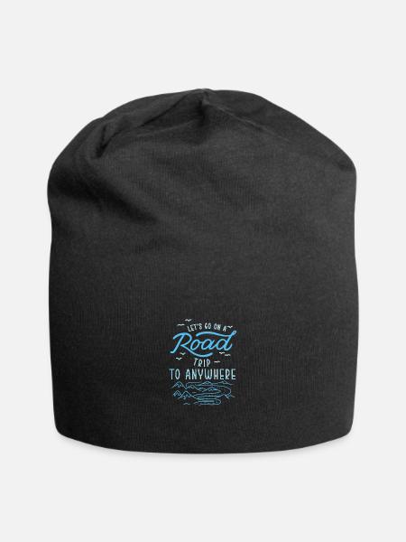 Road Trip - Jersey-Beanie - Schwarz