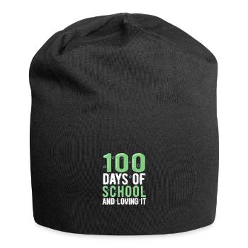 100 jours d’école - Bonnet en jersey - noir - Devant