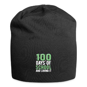 100 jours d’école - Bonnet en jersey - noir - Devant
