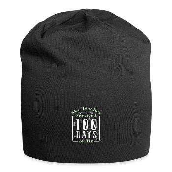 100 jours d’école - Bonnet en jersey - noir - Devant