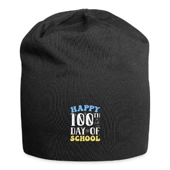 100 jours d’école - Bonnet en jersey - noir - Devant