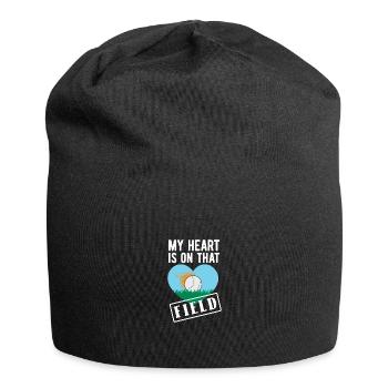 Maman baseball - Bonnet en jersey - noir - Devant