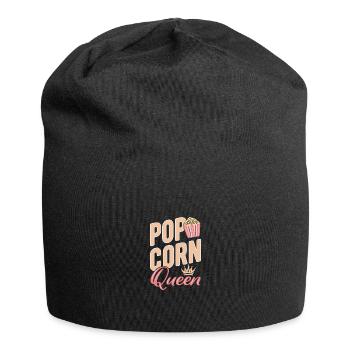 Popcorn - Jersey-Beanie - Schwarz - Vorne