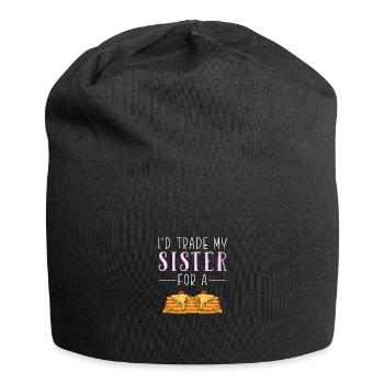 Pfannkuchen - Jersey-Beanie - Schwarz - Vorne