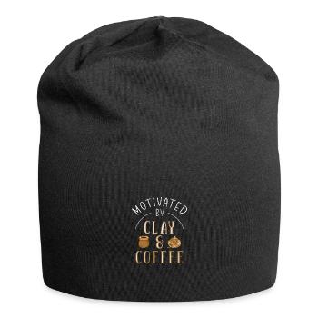 Töpfern Töpfer Keramik - Jersey-Beanie - Schwarz - Vorne