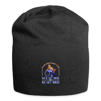 Wheelchair wheelchair users - Jersey Beanie - black - Front