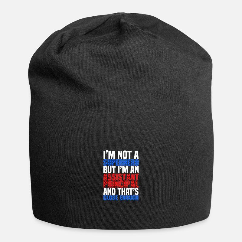 Stellvertretender Schulleiter Schule - Jersey-Beanie - Schwarz