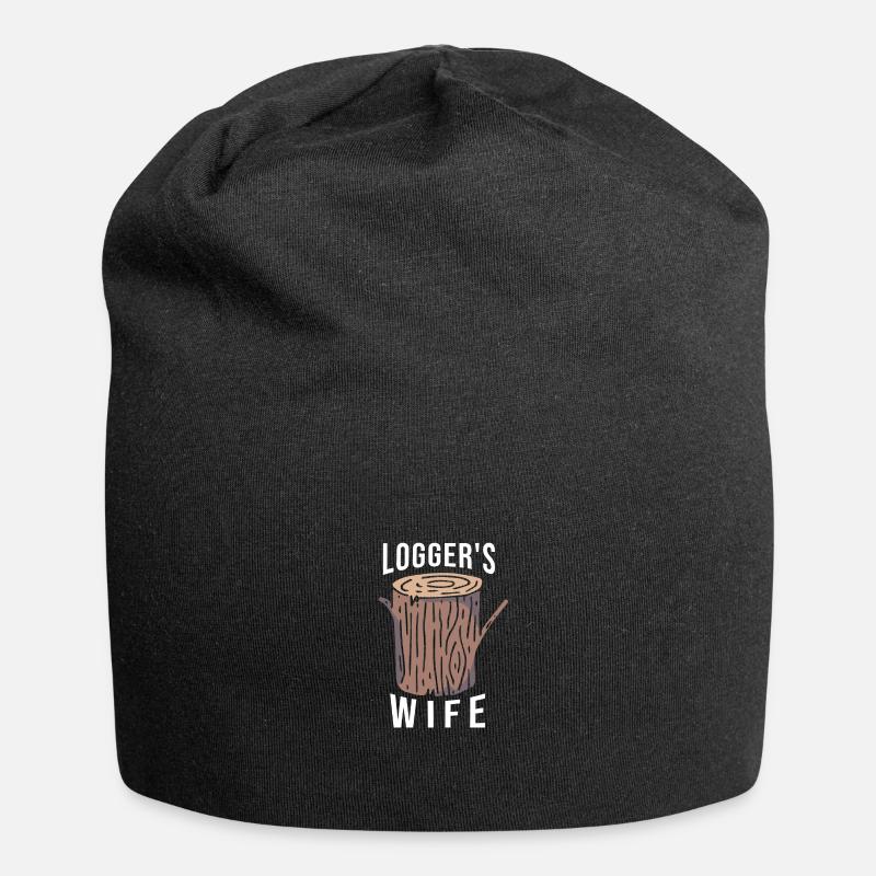 Bûcheron Bûcheron Tronçonneuse - Bonnet en jersey - noir