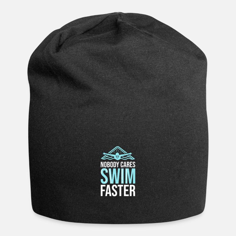 Schwimmen Schwimmer - Jersey-Beanie - Schwarz