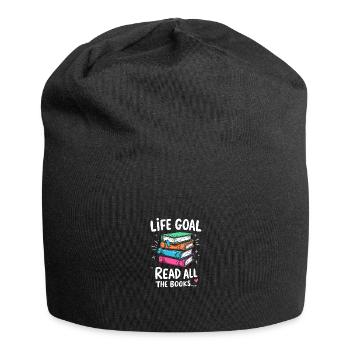 Read all books - Jersey Beanie - black - Front