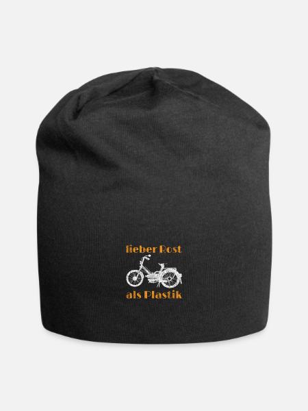 Moped 50ccm - Jersey-Beanie - Schwarz