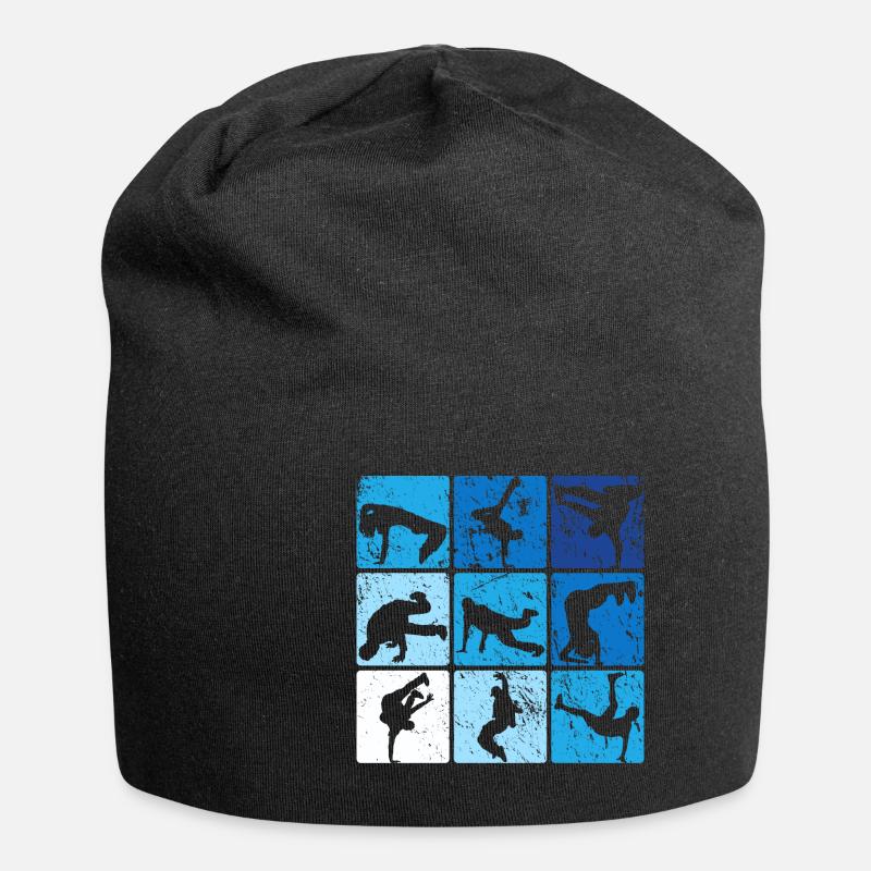 Breakdance - Jersey-Beanie - Schwarz