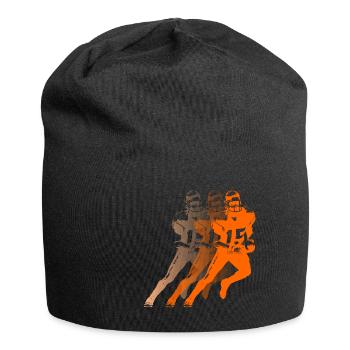 Football - Jersey-Beanie - Schwarz - Vorne