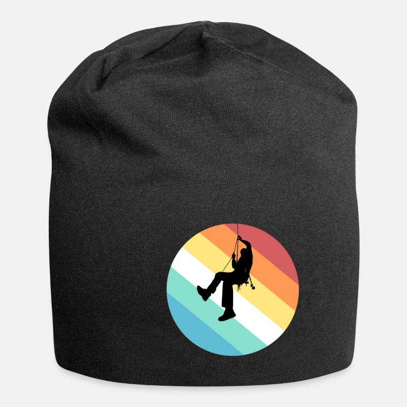 Klettern - Jersey-Beanie - Schwarz