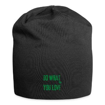 Do what you love - Jersey-Beanie - Schwarz - Vorne