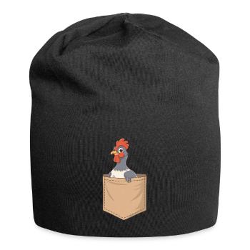 Auerhahn - Jersey-Beanie - Schwarz - Vorne