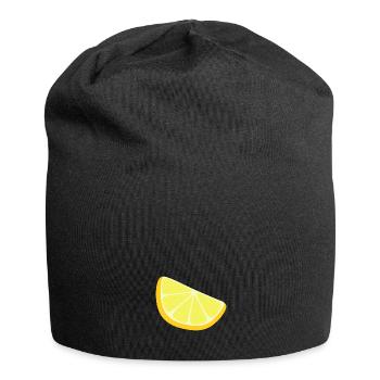 tranche de citron - Bonnet en jersey - noir - Devant