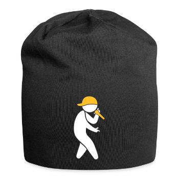 Hiphop Rapper - Jersey Beanie - black - Front