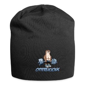 Otterlicious Otter Loutre Gym Cadeau fitness - Bonnet en jersey - noir - Devant