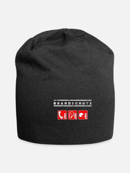 Brandschutz Brandschutzbeauftragter Sicherheit bac - Jersey-Beanie - Schwarz