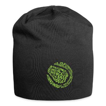 Tennisball Tennis Deuce Geschenk Bedeutung - Jersey-Beanie - Schwarz - Vorne
