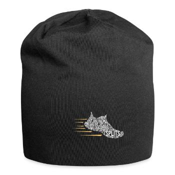 Running shoe word salad definition gift - Jersey Beanie - black - Front
