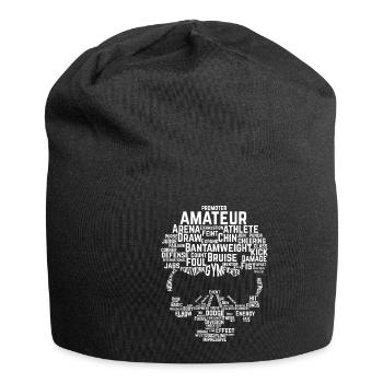 Skull Bioxen Gift Idea Words Meaning - Jersey Beanie - black - Front