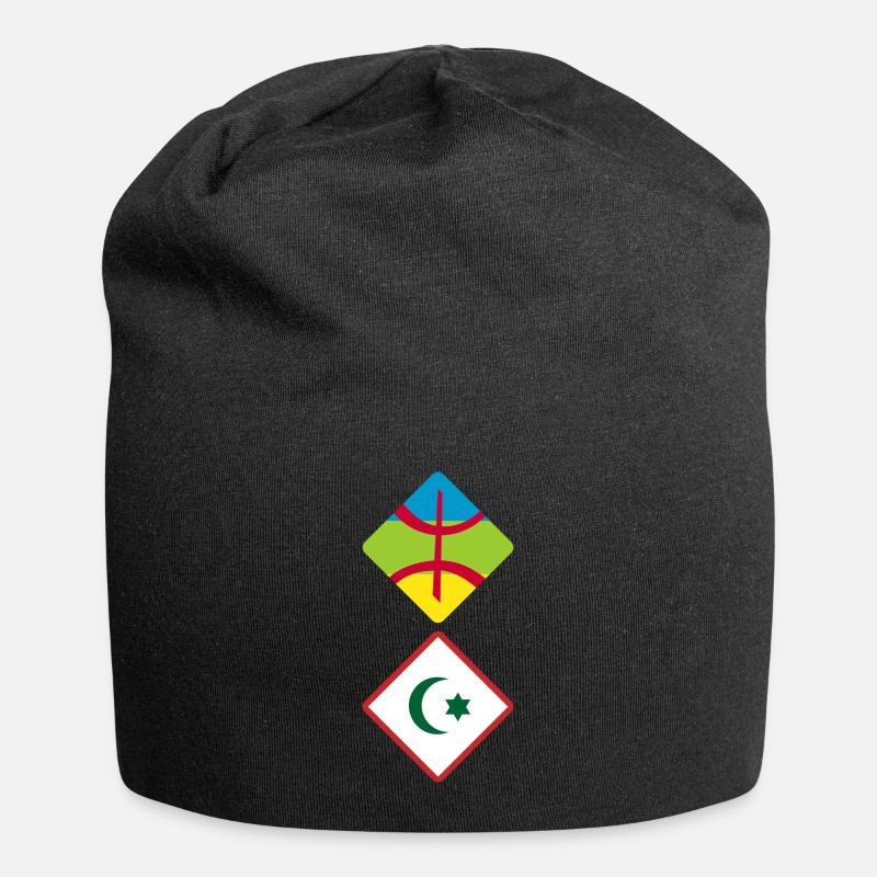 Rif Amazigh - Bonnet en jersey - noir