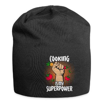 cuisinier - Bonnet en jersey - noir - Devant