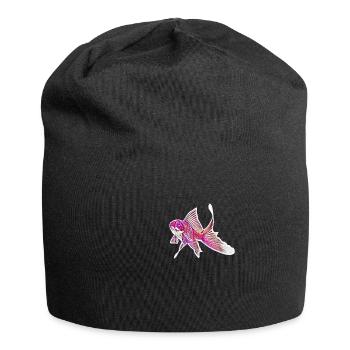 Poisson - Bonnet en jersey - noir - Devant