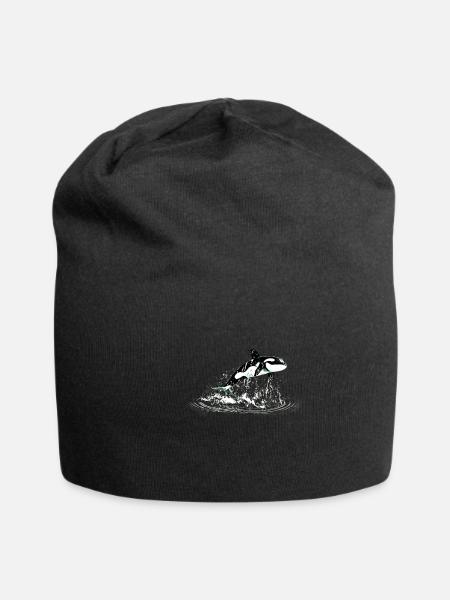 Orca - Jersey-Beanie - Schwarz