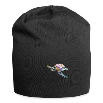 Sea turtle - Jersey Beanie - black - Front