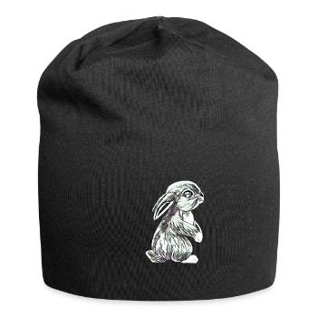 lièvre - Bonnet en jersey - noir - Devant