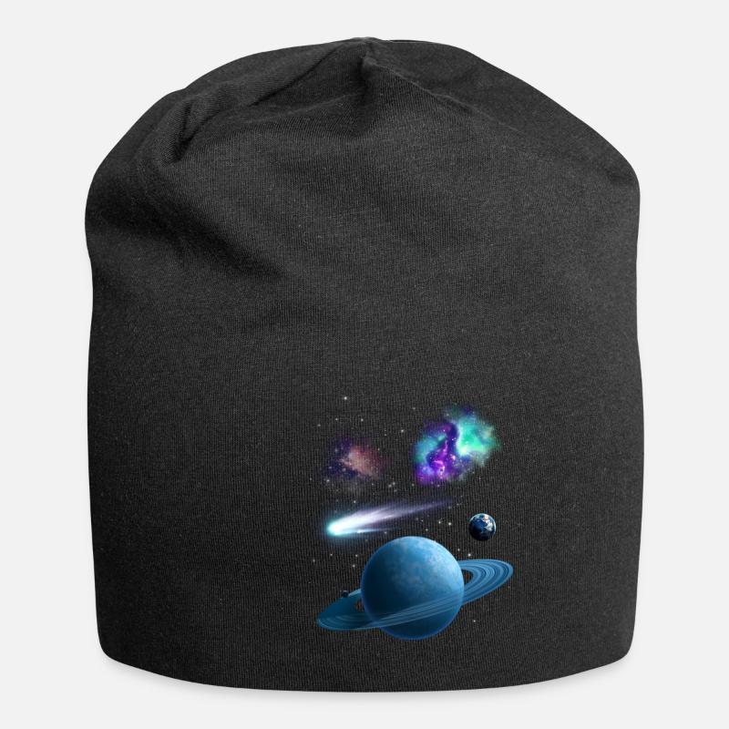 Univers - Bonnet en jersey - noir