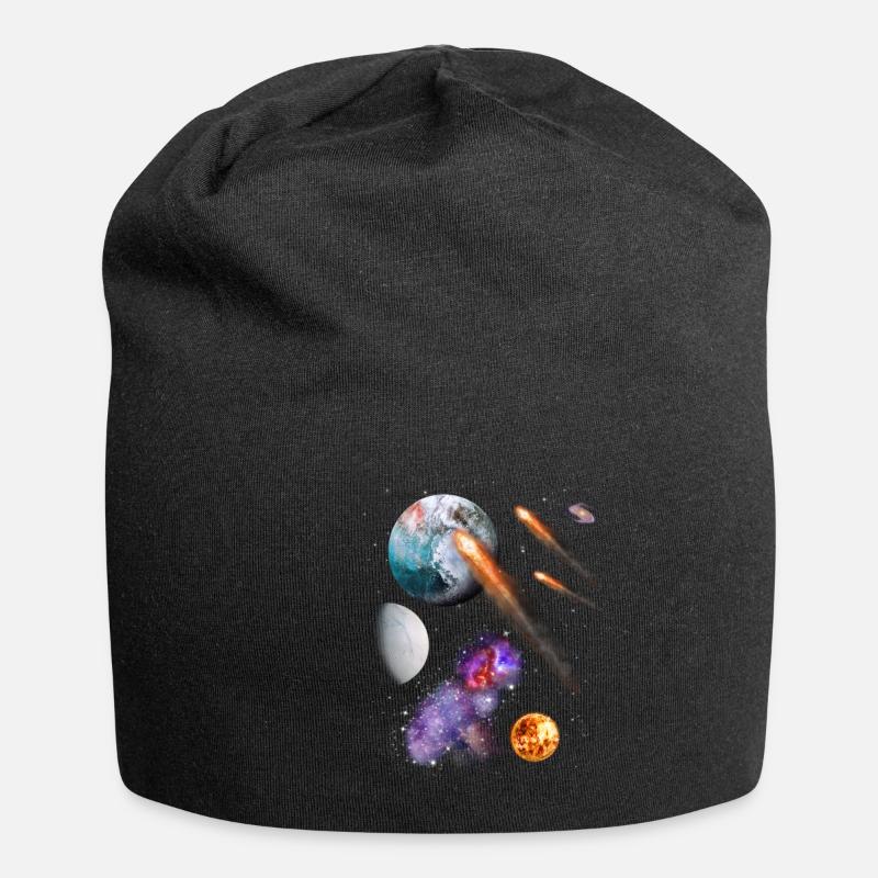 Universe - Jersey Beanie - black