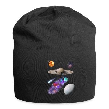 Espace - Bonnet en jersey - noir - Devant