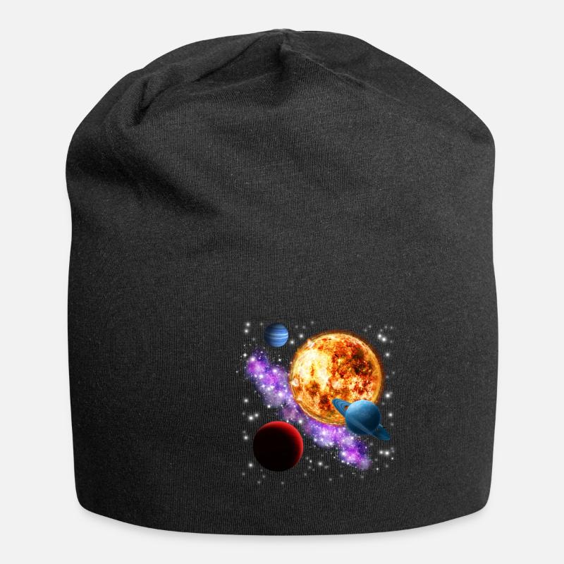 univers - Bonnet en jersey - noir